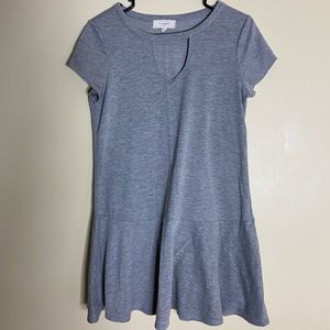 Gray T-shirt dress